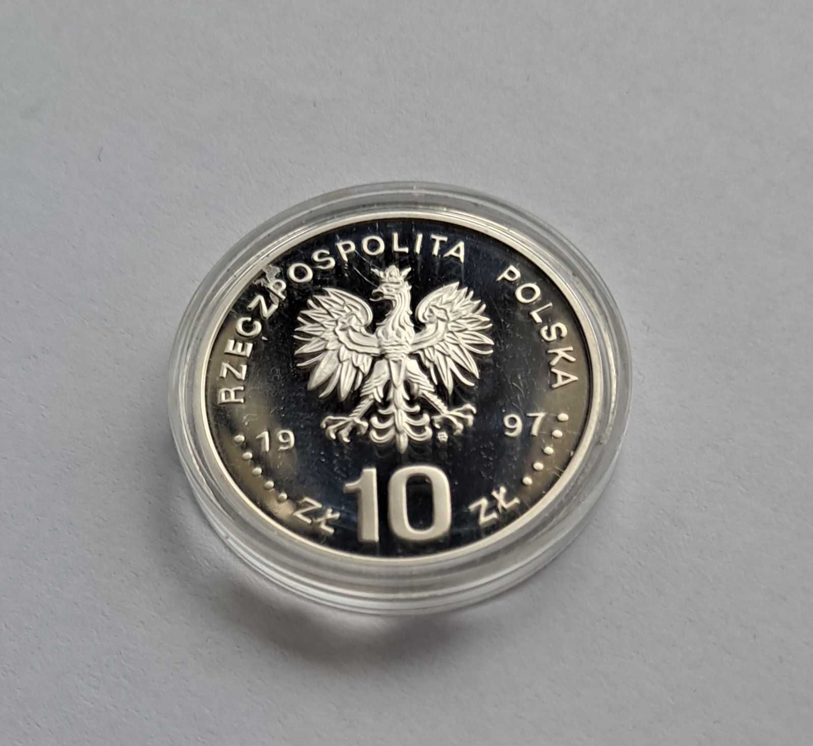 Moneta srebrna 10 zł 1000-lecie  śmierci św. Wojciecha 1997