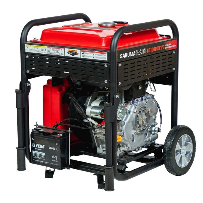 Інверторний дизельний генератор SAKUMA SD10000iE1/3 220В/З80В