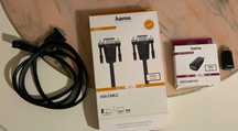 Cabo VGA e adaptador HDMI-VGA