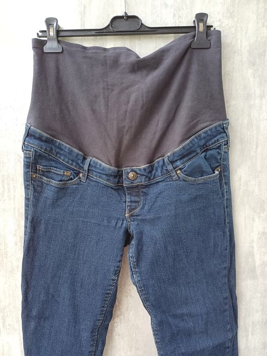 Spodnie jeansowe ciążowe XL