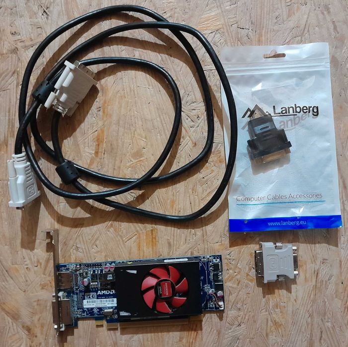 Karta graficzna AMD Radeon HD 8490 2gb, kabel DVI, przejściówki