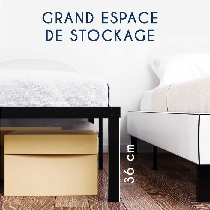 Nowy stelaż / rama łóżka / 200x200x36 / metalowy / DREAMZIE / W155!