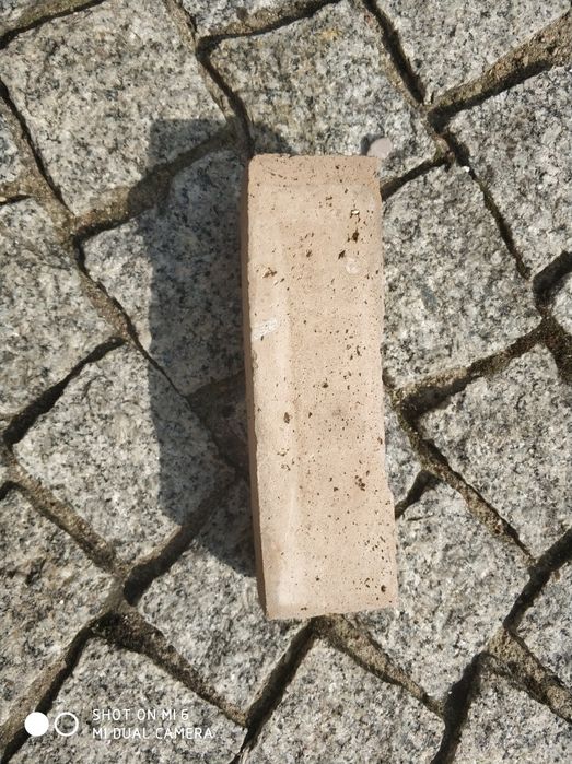 Cegły z wypustkami i bez  około 1tys. Sztuk .