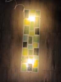 Ikea GYLLEN lampa kinkiet szklana