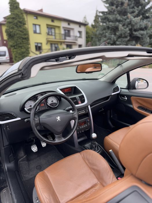 Autokomis TopCar! Peugeot 207cc/1.6 Benzyna/Sprawny Dach/Mały przebieg