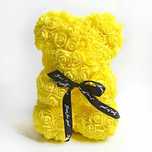 Urso Rosa Amarela Flor Urso Flor Artificial just for you