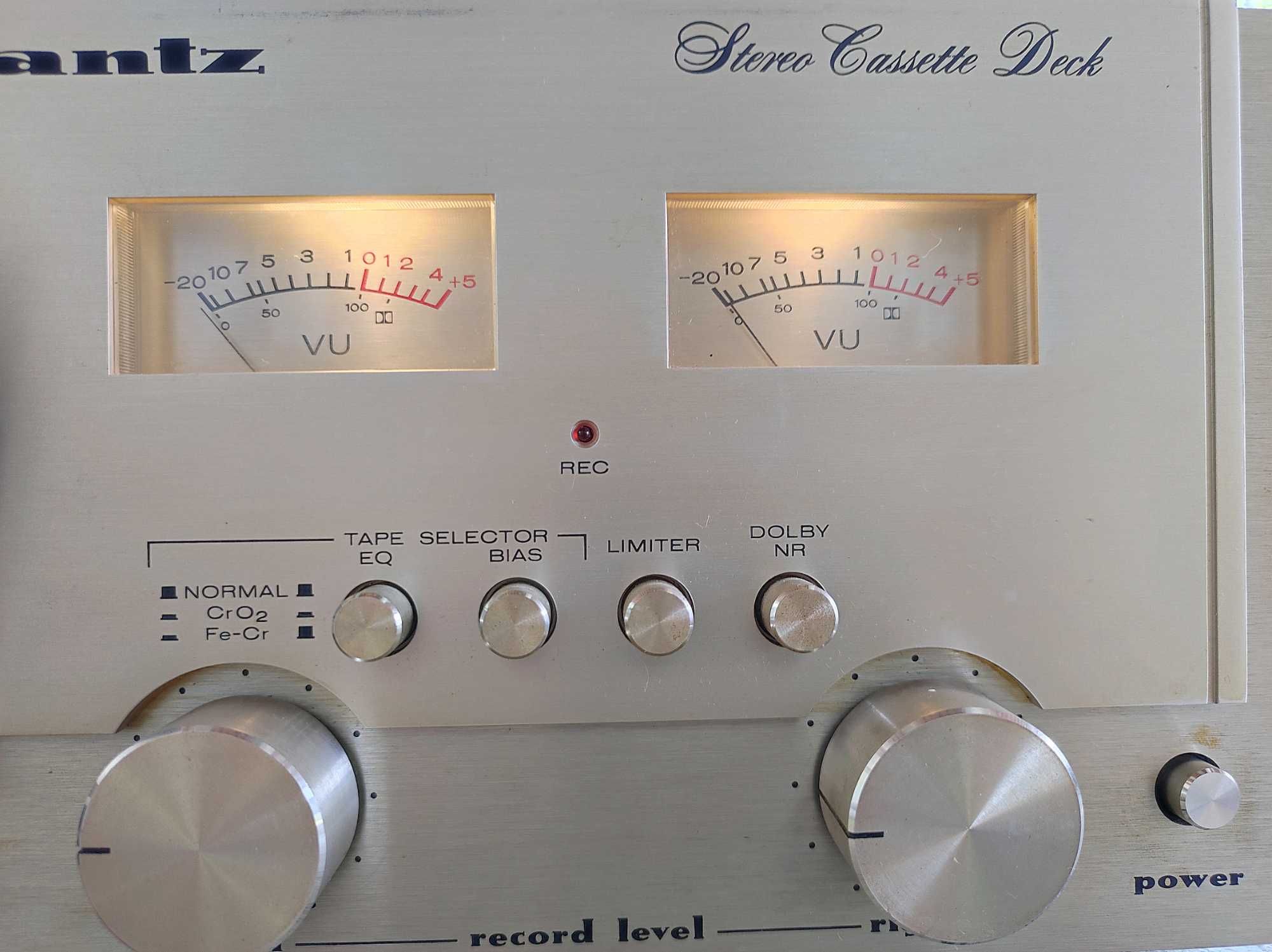 Deck audio cassetes Marantz 5000 (anos 70) retro vintage