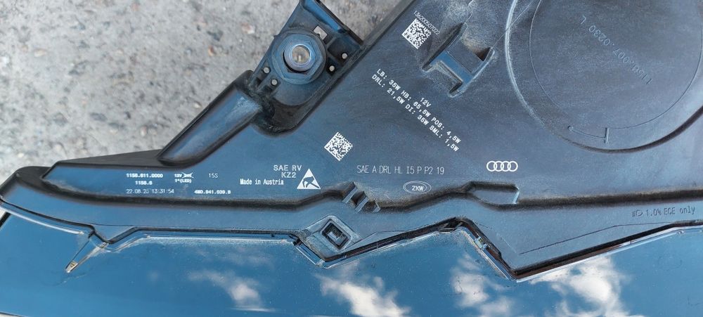 Audi Q7 фара левая сша USA Америка Matrix LED рестайлинг 4m ауди ку7