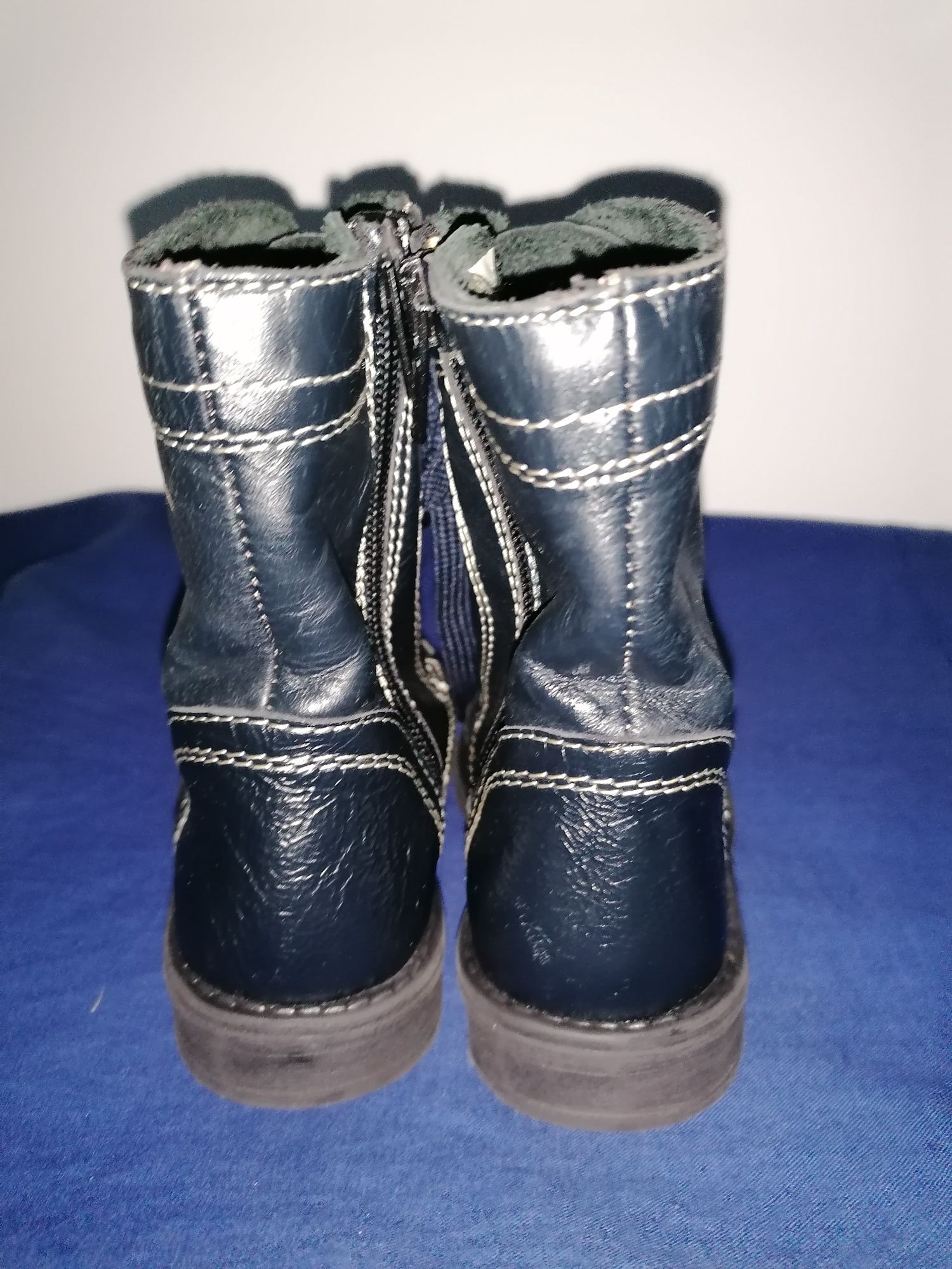 Botas de menina forradas com fecho n° 23