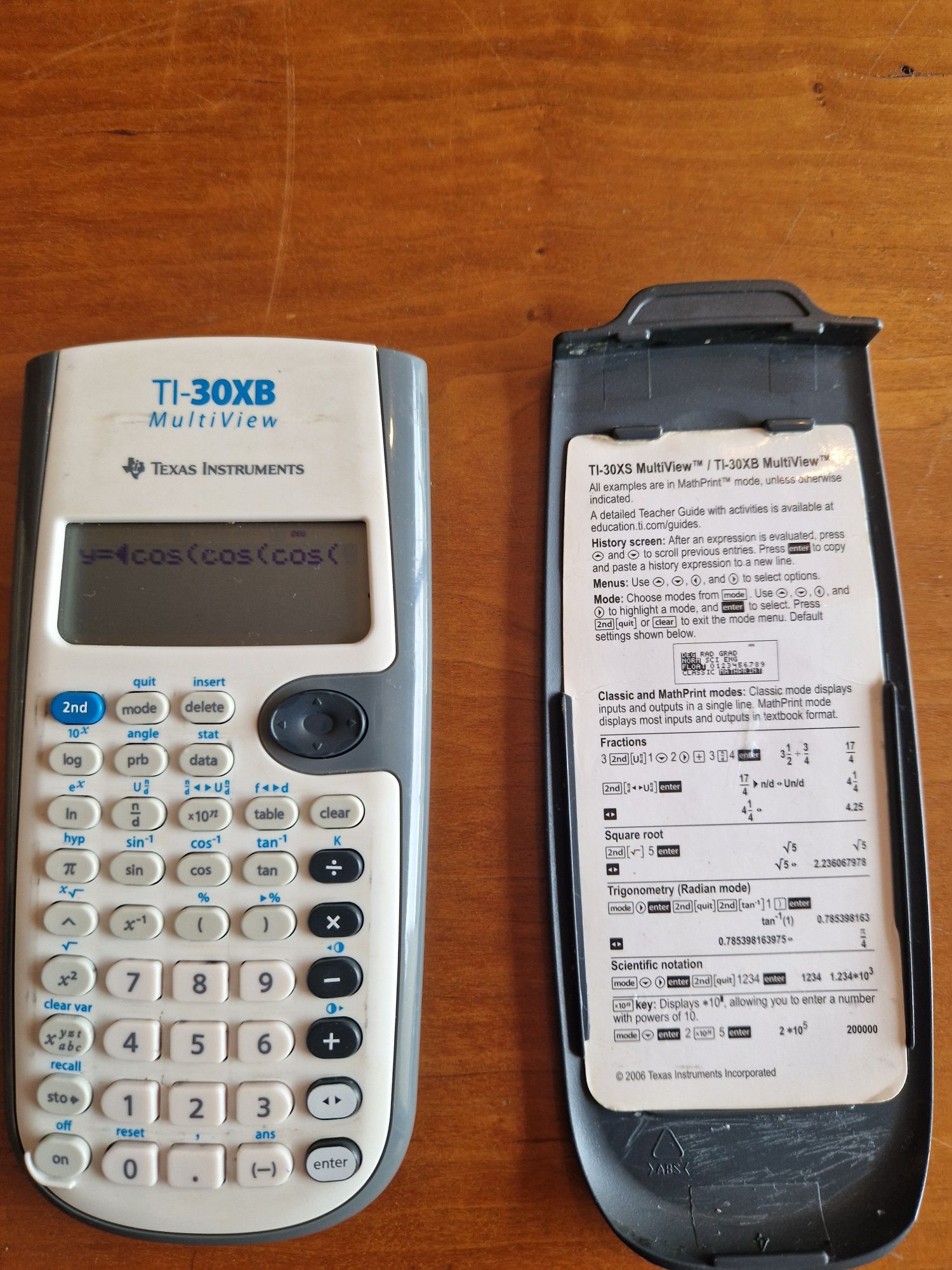 Calculadora TI-30 XB Multiview