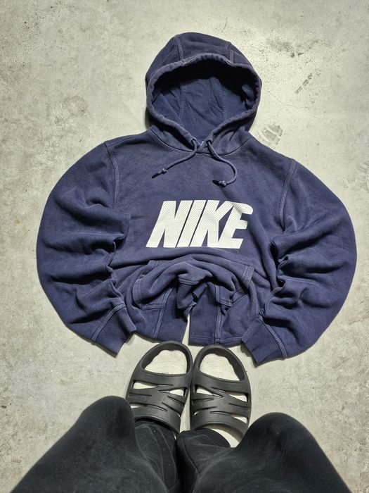 Granatowa Bluza Nike S basic retro