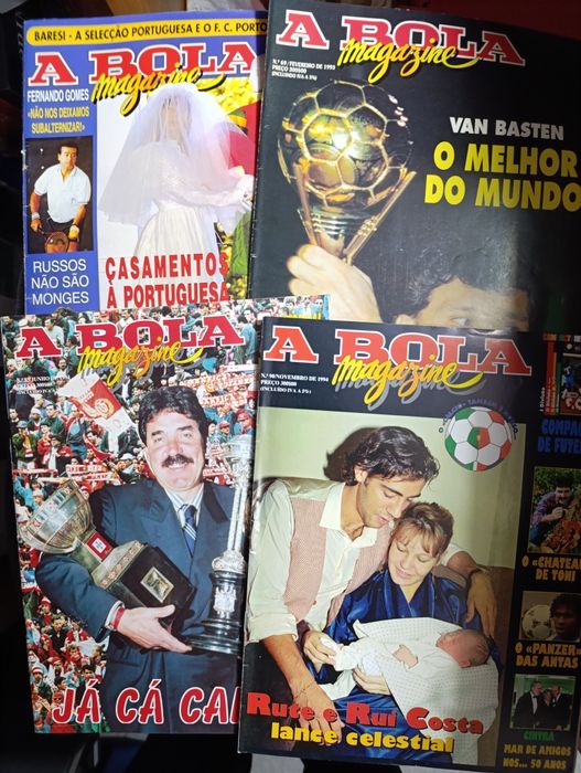 4 revistas A BOLA