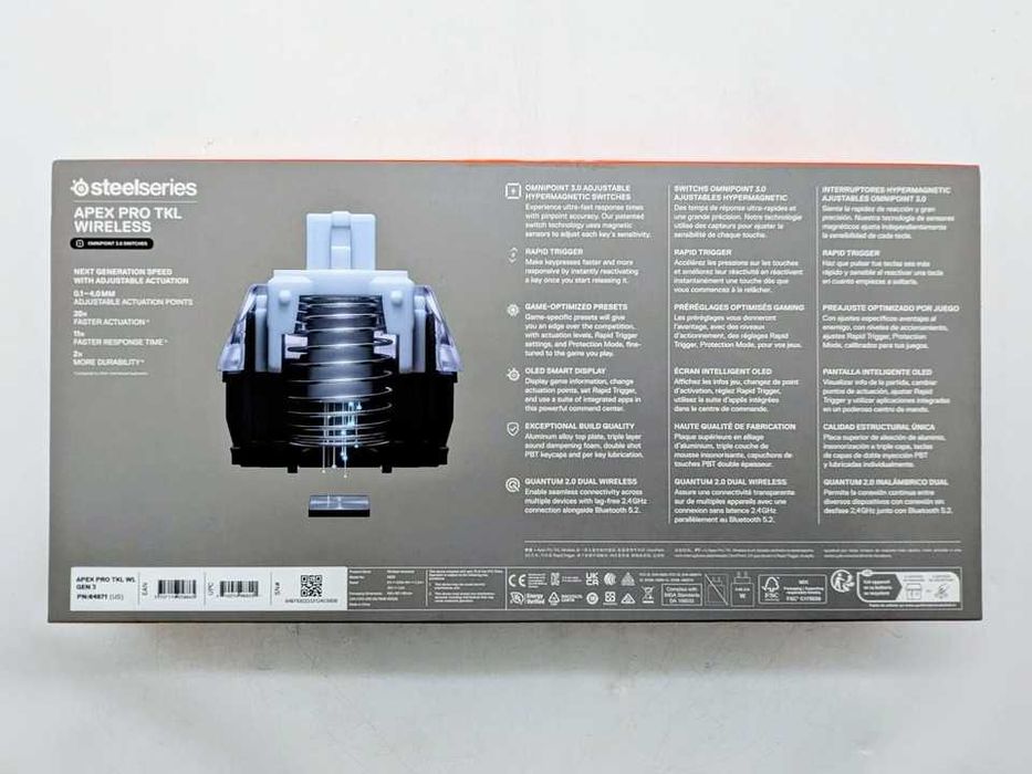 Teclado Steelseries Apex Pro TKL Gen 3 Wireless | NOVO