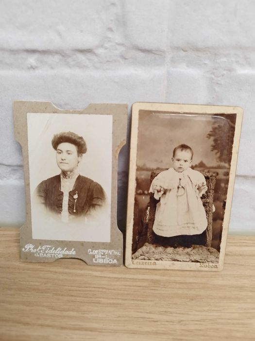 Fotografias centenárias em cartão