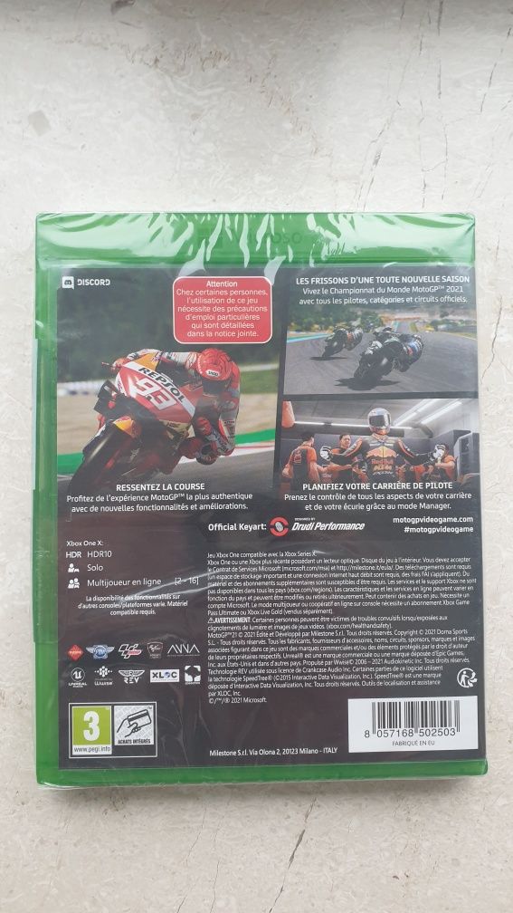 Gra MotoGP 21 XBOX ONE V2, Xbox Series X/Xbox One. Wersja Ang, nowa.