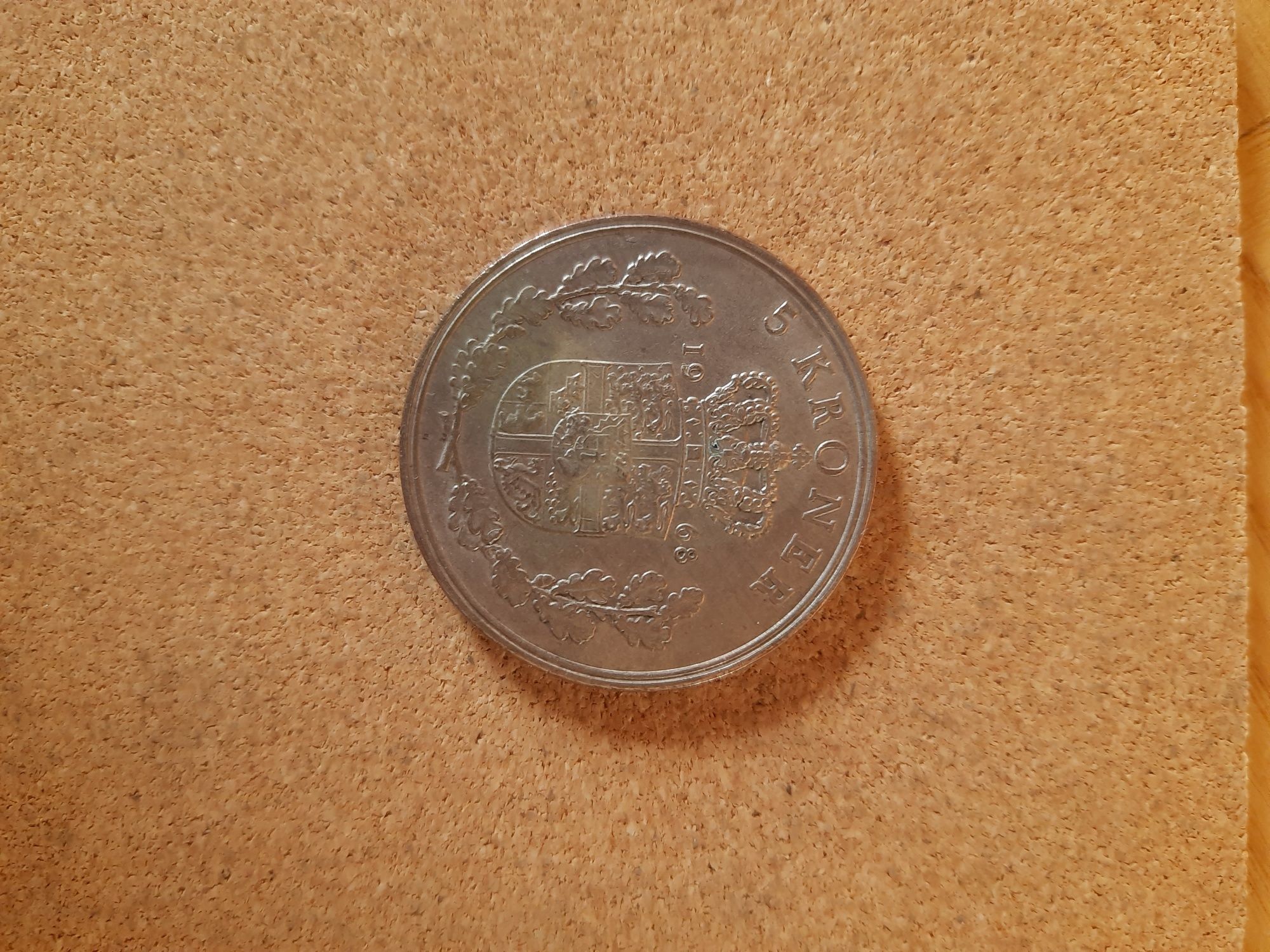 Sprzedam monetę 5 koron duńskich 1968