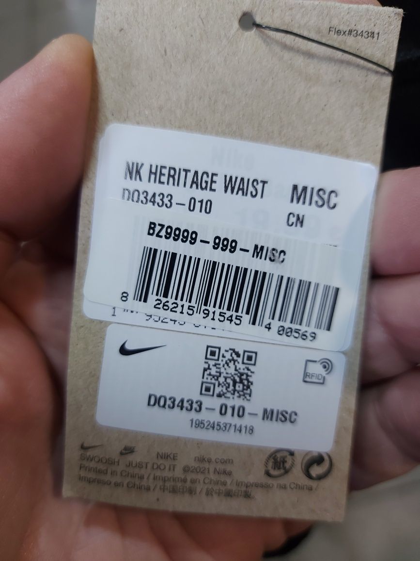 Сумка на пояс Nike Heritage Waist Pack Hybrid Grx DQ3433-010 (Оригінал
