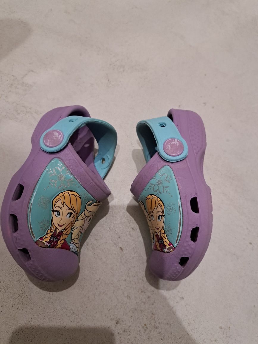 Crocs frozen, kraina lodu, klapki, chodaki, 22