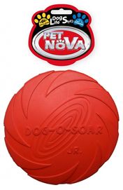 Frisbee, Dysk gumowy,15cm czerwony