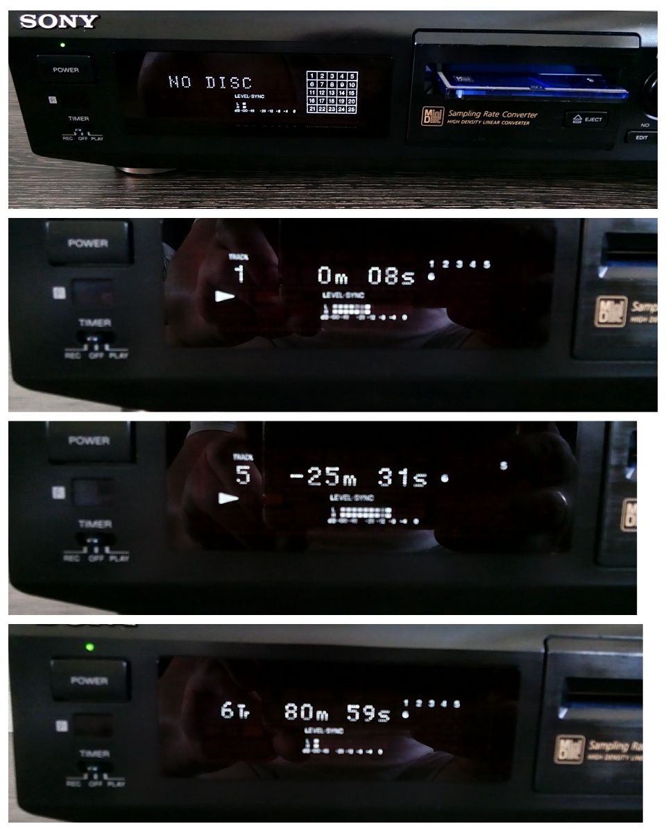 Sony MDS-JE500 minidisk deck