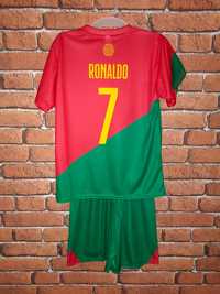 Strój piłkarski dziecięcy Portugalia Ronaldo rozm. 134