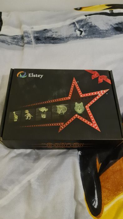 Lampka nocna wilk RGB USB