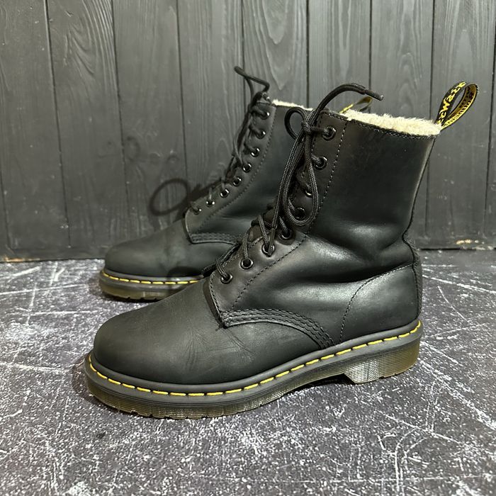 Зимові шкіряні утеплені ботінки Dr Martens 39 розмір 24.5 см