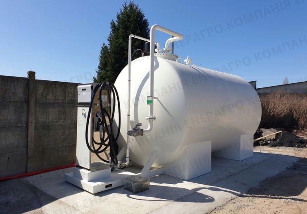 Резервуар ДП дизельна бочка под топливо заправка Міні АЗС блокпункт