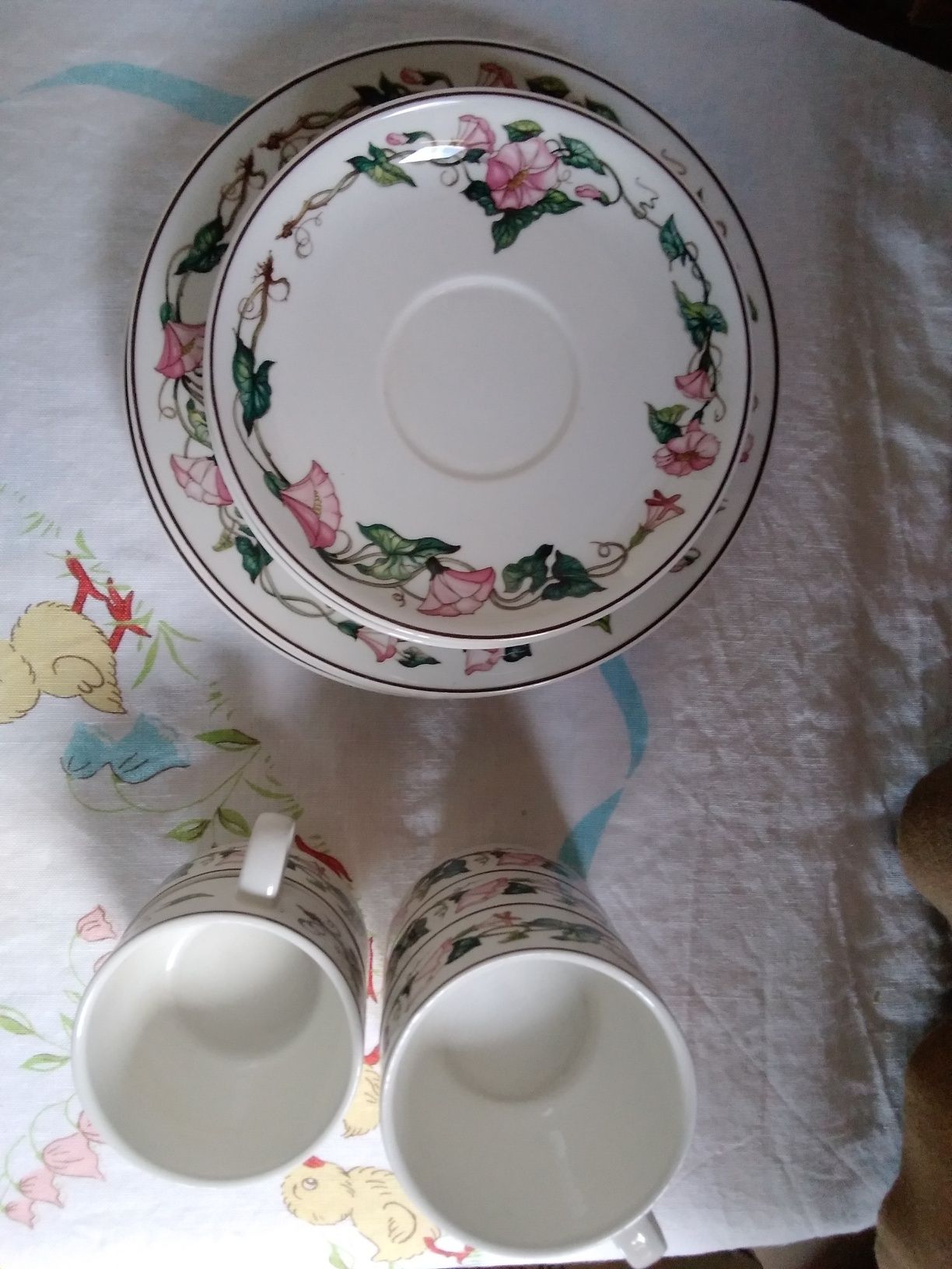 Porcelana Villeroy & Boch - seria Palermo - Zestaw kawowy w kwiaty