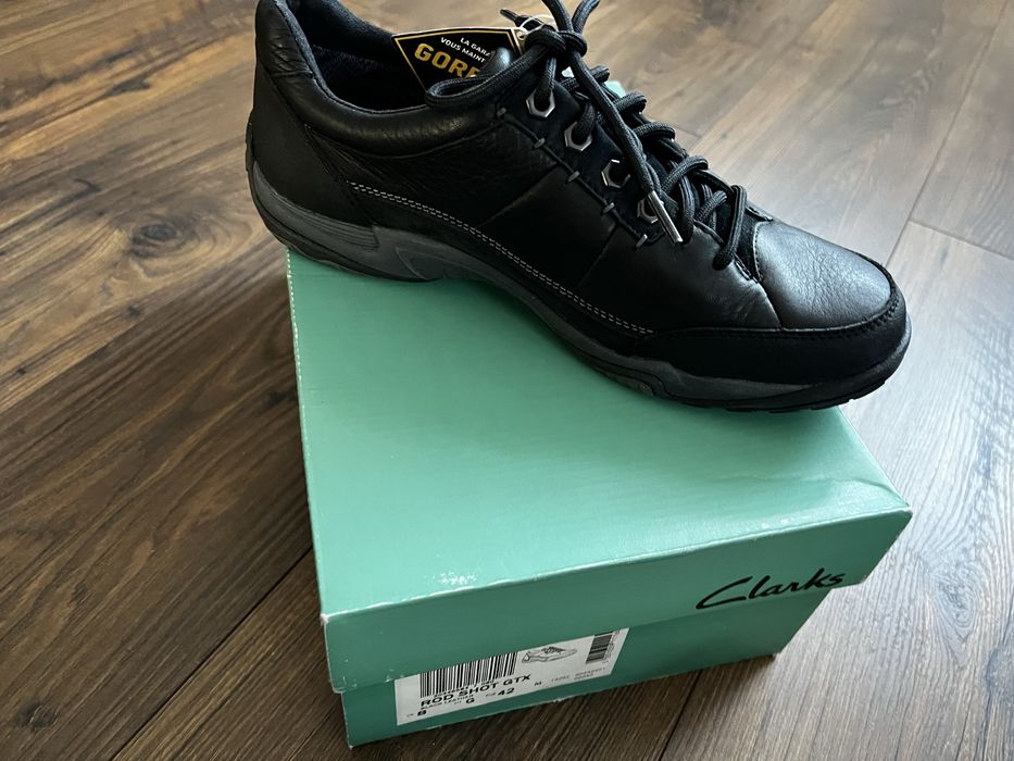 Buty męskie Clarks Rod Shot GTX r 42 nowe goretex