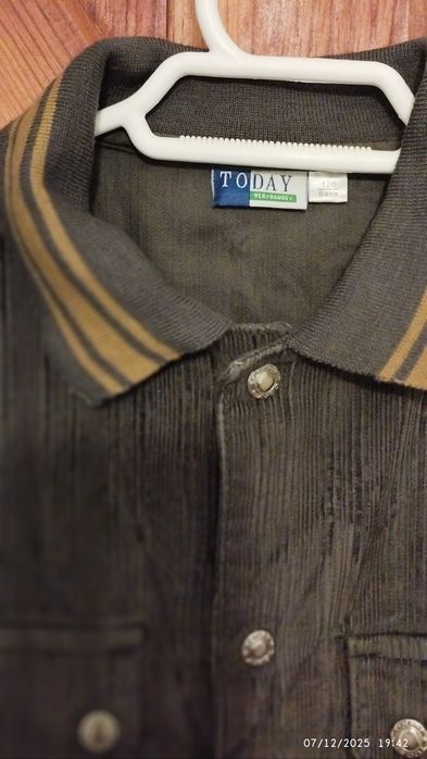 Camisa bombazine rapaz Tam 7/9 anos