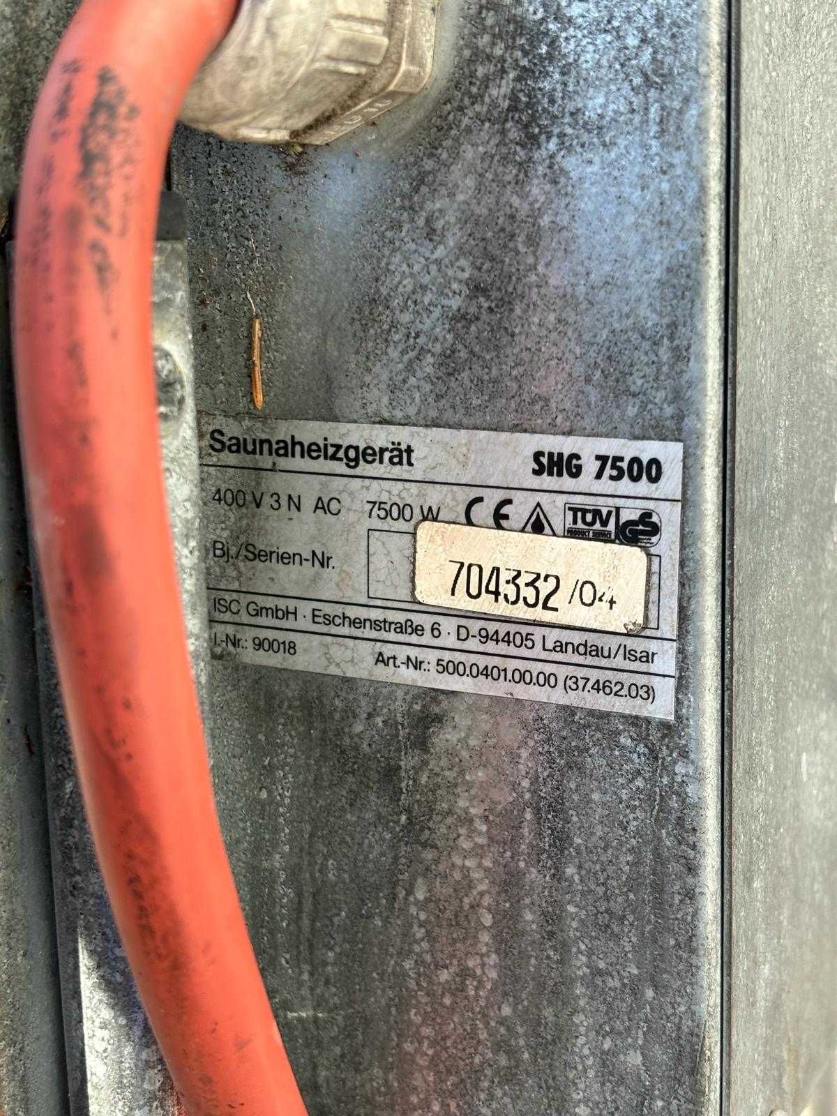 piec elektryczny do sauny fińskiej suchej Saunaheizgerat SHG7500W 400V