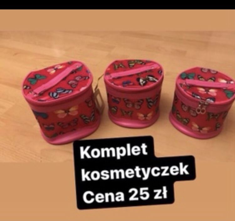 Komplet kosmetyczek 3 sztuki