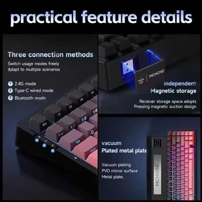 Механічна Клавіатура Mchose G75 Pro