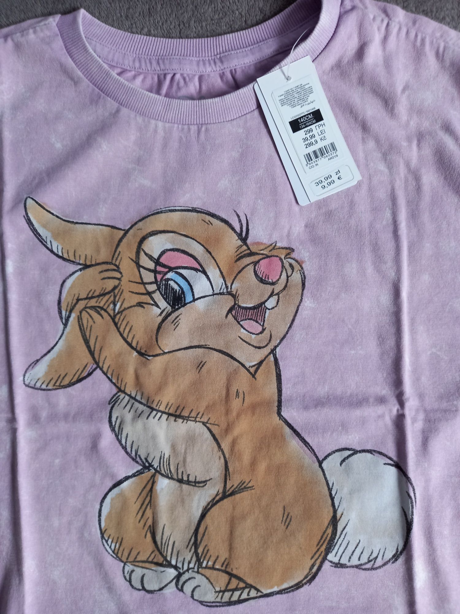 NOWA koszulka tshirt cool club coolclub smyk disney bambi Tuptuś 140