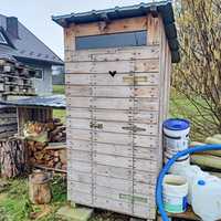 Kibelek wychodek ustęp budowlany ogrodowy