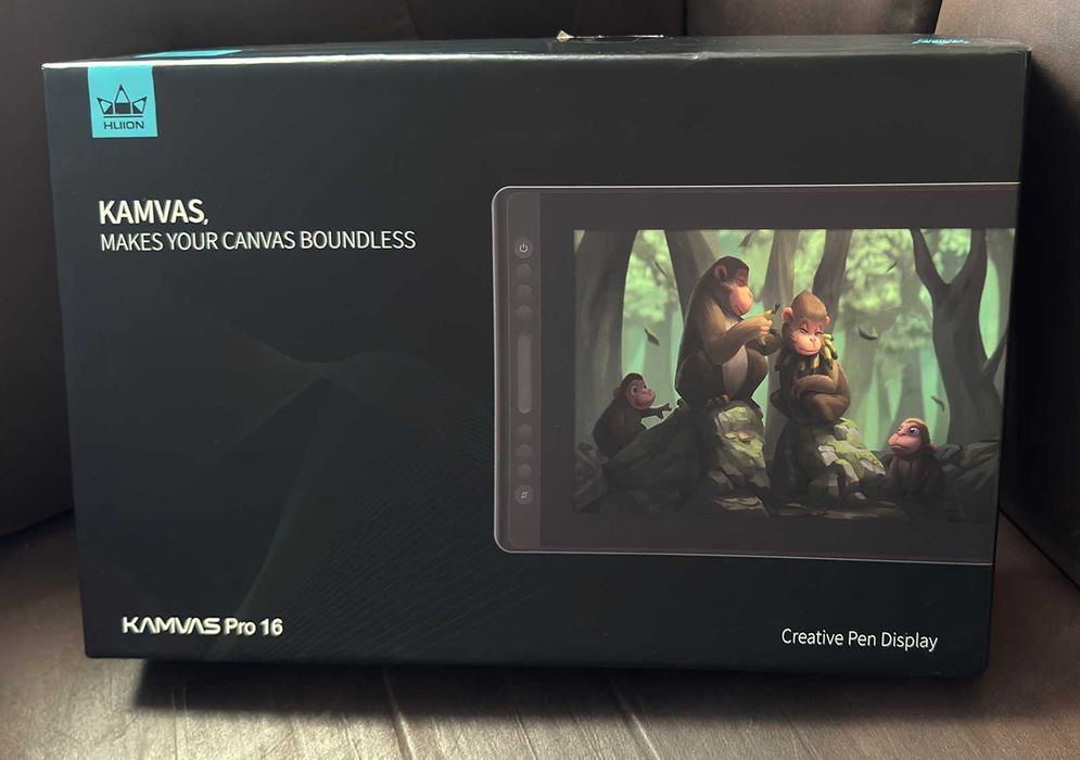 Графічний планшет-монітор Huion KAMVAS Pro 16 Оригінал GT-156 легке бу