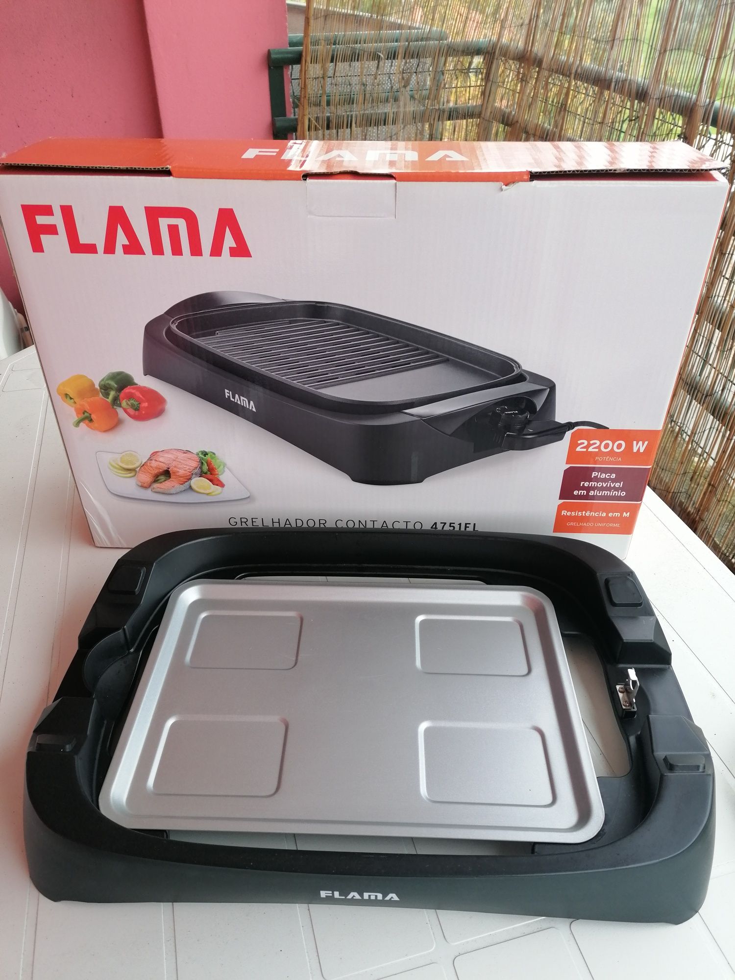 Grelhador Flama 2200w como novo