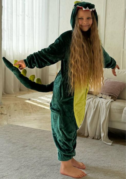 Піжама кігурумі зелений дракон,крокрдил .кигуруми зеленый дракон