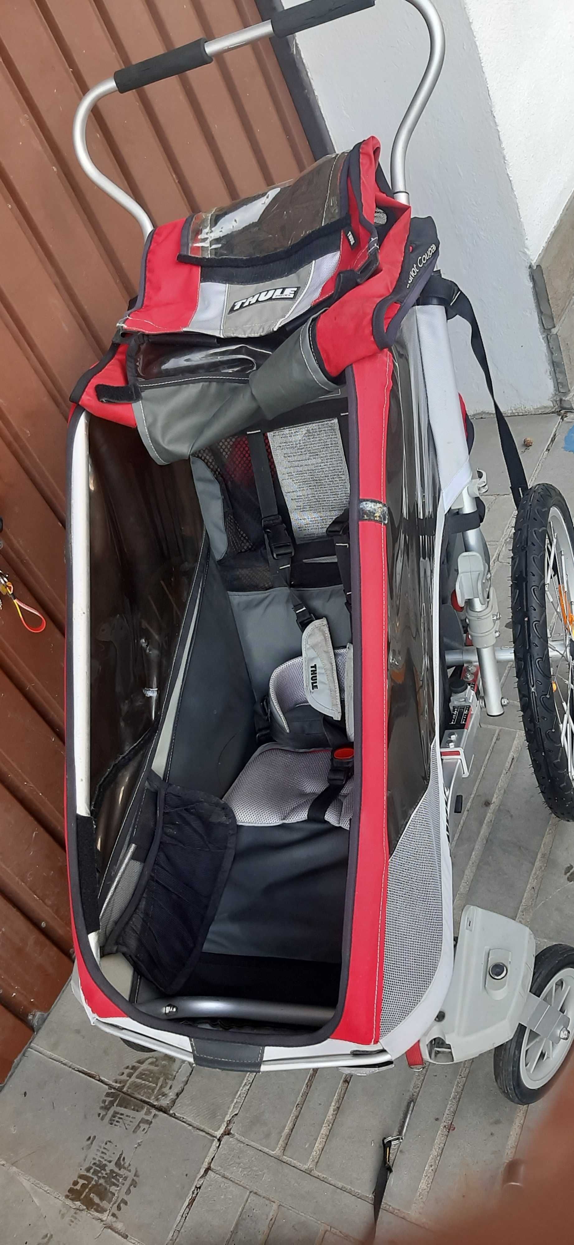 Thule Cougar 1 przyczepka rowerowa chariot lite AMORTYZACJA