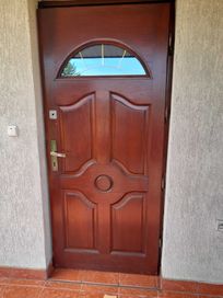 drzwi zewnętrzne dębowe