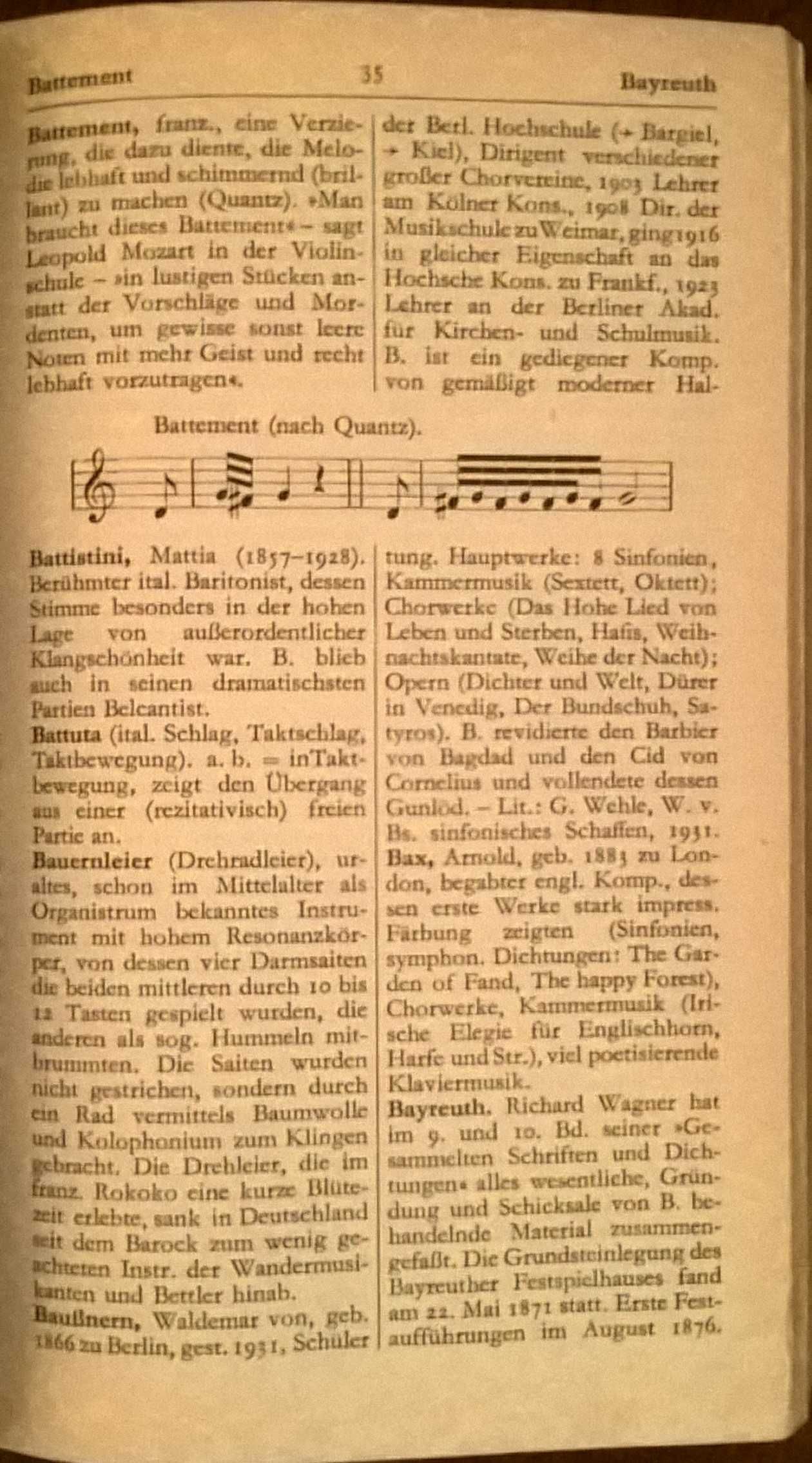 Worterbuch Der Musik Ernst Bucken 1940 rok sprzedam