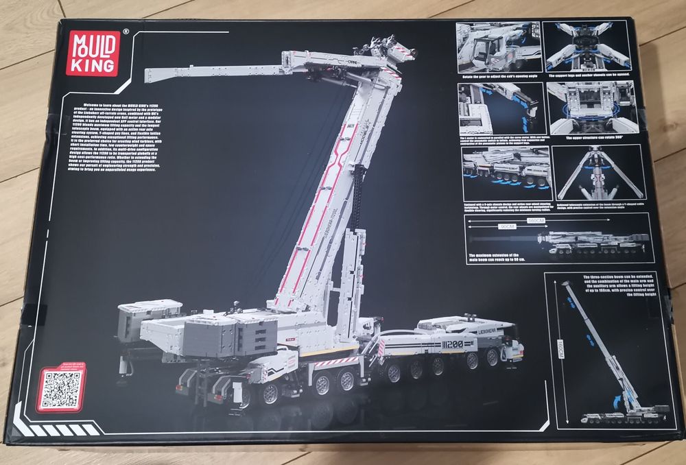 Mobilny żuraw LIEBHERR 17007 MOULD KING 8506 elementów NOWY
