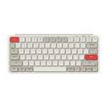 Клавіатура мембрана Keychron B1 Pro / USB/WL/BT / Retro Red