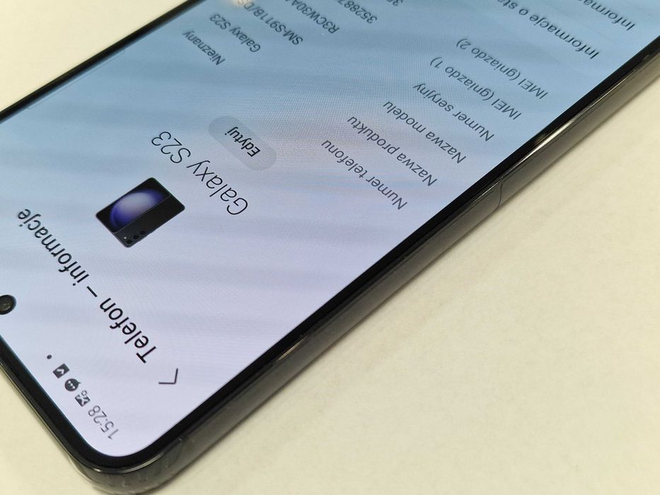 Samsung Galaxy S23/ 8GB/ 128GB/ Phantom Black/ Grade A + ładowarka