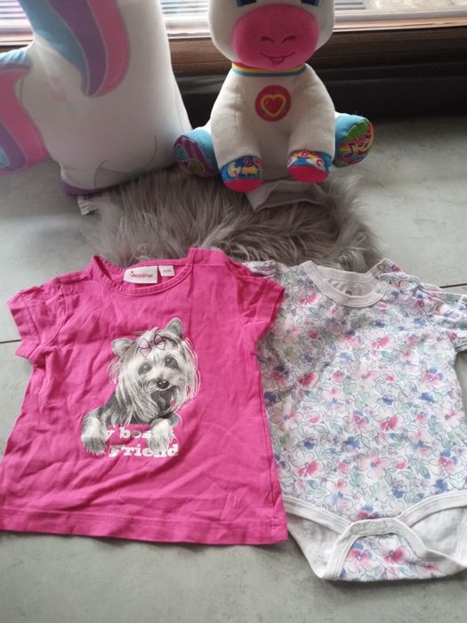 Zestaw mix paka ubrań dziewczynka rozmiar 62cm