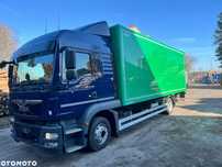 MAN TGM 12.250 | 15.250 KONTENER 7.30 m | 18 PALET |  Cały Poduszka | Klima | Navi | Euro-6 | ** Jak Nowy **