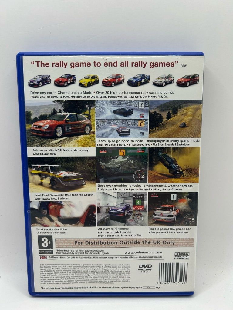 Colin Mcrae Rally 04 3xA Ps2 nr 9507