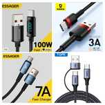 Кабель Baseus Essager TypeC  быстрой зарядки 60-100 W 2 м
