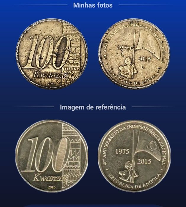 Moeda 100 Kwanzas Angola